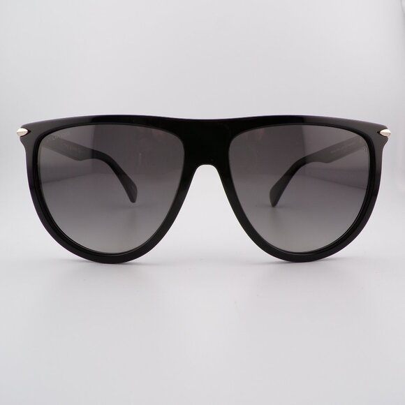 Rag & Bone Polarized Navigator Browline Shades, Round Metal Accent Retro 1056S main image 14